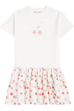 BONPOINT Amaia printed cotton jersey dress