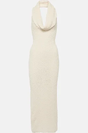 MAGDA BUTRYM Cotton-blend bouclÃ© midi dress