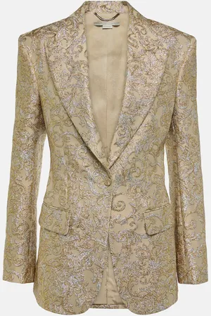 Stella McCartney Single-breasted brocade blazer