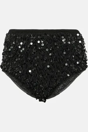 Maison Margiela Sequined silk briefs