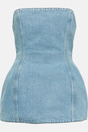 MAGDA BUTRYM Strapless denim corset