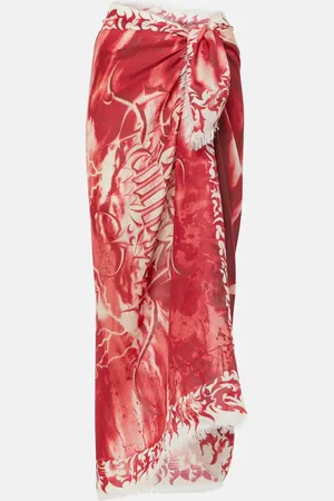 Jean Paul Gaultier Printed beach cover-up