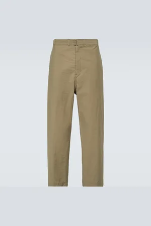 LEMAIRE Cropped cotton-blend tapered pants