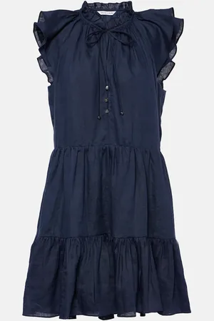 VERONICA BEARD Zee linen minidress