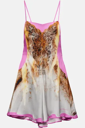Y / PROJECT Printed slip dress