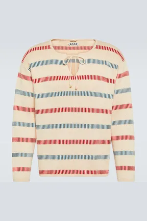 BODE Bay Stripe cotton sweater