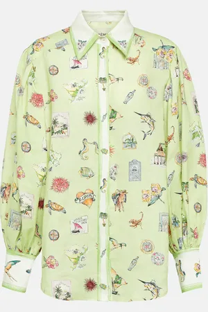 ALÉMAIS AlÃ©mais Printed linen shirt