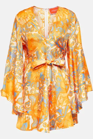 La DoubleJ Printed silk minidress