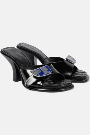 Burberry 70 EKD leather mules