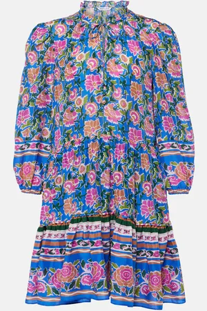 VERONICA BEARD Hawken floral silk minidress
