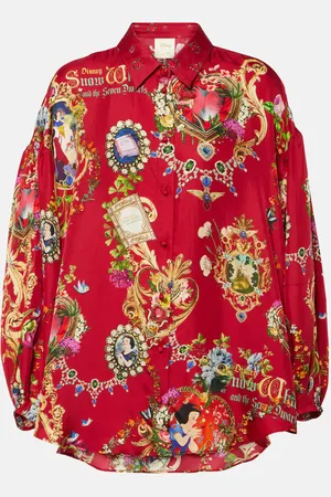 Camilla Printed silk shirt