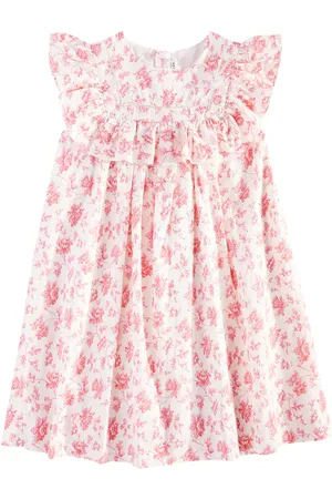 BONPOINT Charlyne ruffled floral cotton dress
