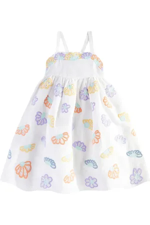 Stella McCartney Printed linen and cotton dress