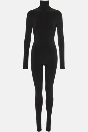 Norma Kamali Open-back jersey catsuit