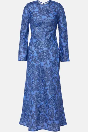 ZIMMERMANN Ottie Bias paisley linen maxi dress