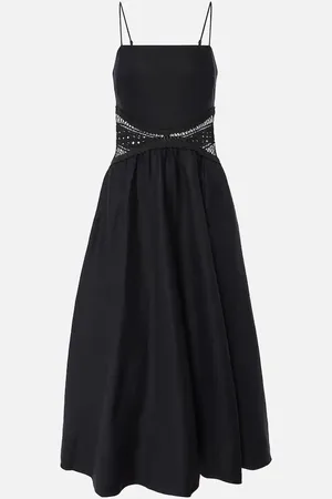 Simkhai Malena linen-blend midi dress