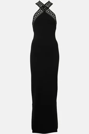 Alaïa AlaÃ¯a Vienne halterneck gown