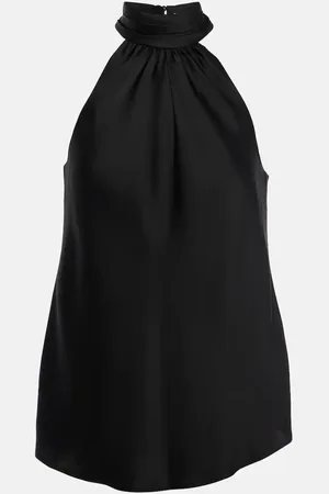 Simkhai Thea halterneck satin top