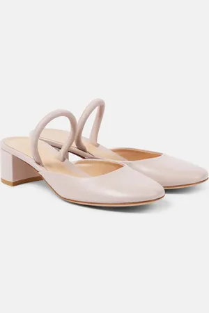 Gianvito Rossi Tivoli leather mules