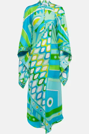 Puccini Vivara silk twill kaftan