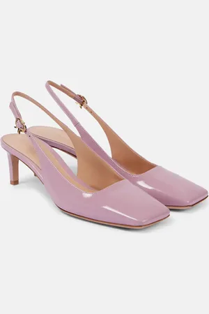 Gianvito Rossi 55 leather slingback pumps