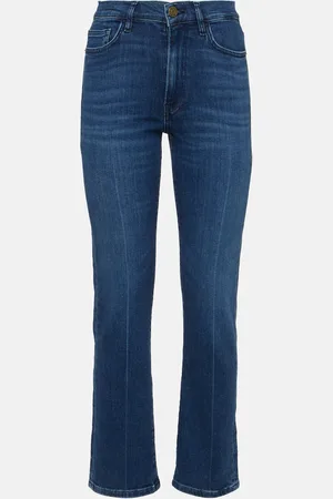 Frame Le High Straight mid-rise jeans