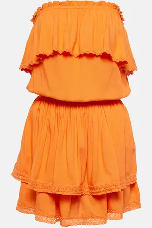 Melissa Odabash Salma tiered bandeau minidress