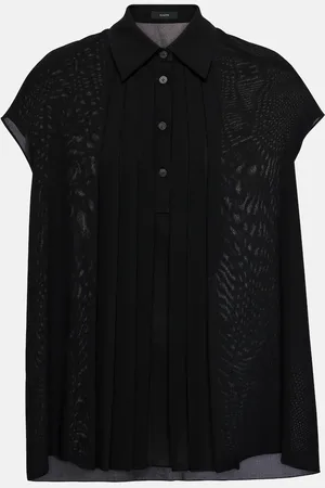 Joseph Antin pleated blouse