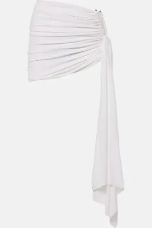 CHRISTOPHER ESBER Cutout ruched miniskirt
