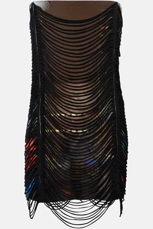 Jean Paul Gaultier X Shayne Oliver printed minidress