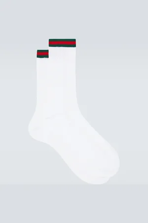 Gucci Web Stripe cotton-blend socks