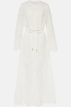 ZIMMERMANN Ottie embroidered cotton maxi dress