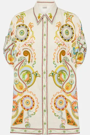 ALÉMAIS AlÃ©mais Pinball printed linen shirt