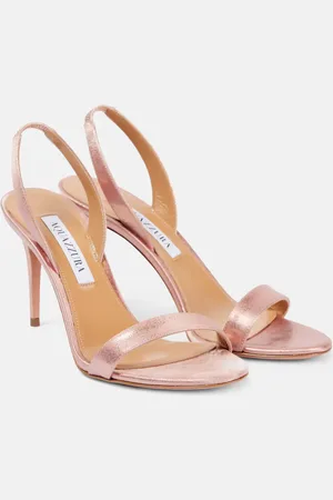 Aquazzura So Nude 85 leather sandals