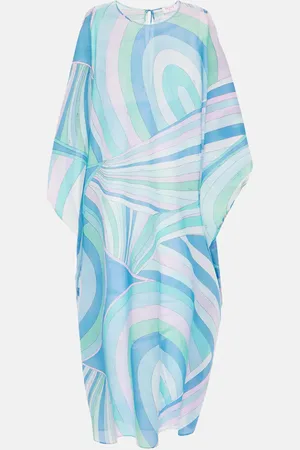 Puccini Iride printed cotton kaftan
