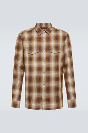 Tom Ford Checked cotton Western shirt