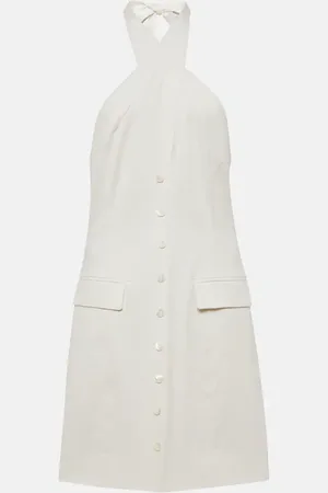 Staud Haven cotton chino minidress