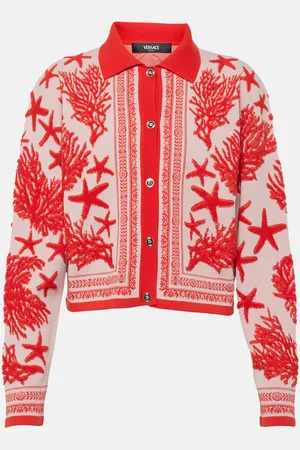 VERSACE Barocco Sea jacquard cardigan