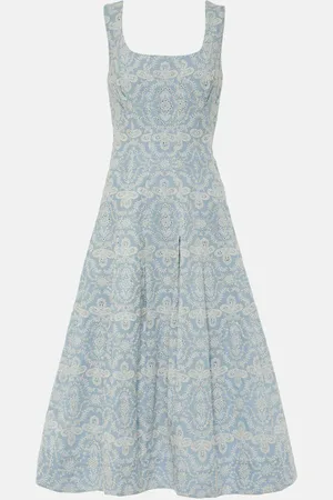 VERONICA BEARD Jolie printed cotton midi dress