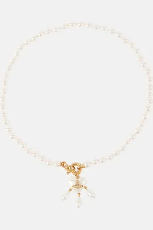 Vivienne Westwood Sheryl faux pearl gold-plated necklace