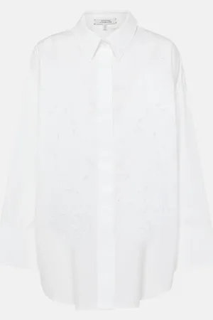 Dorothee Schumacher Poplin Power oversized cotton-blend shirt