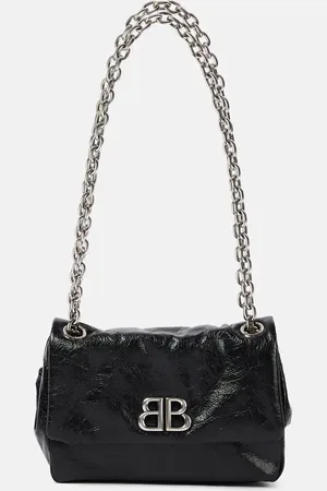 Balenciaga Monaco Mini BB leather shoulder bag