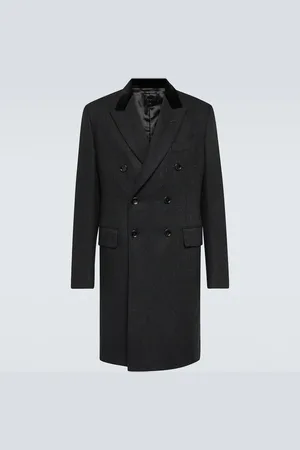 Tom Ford Double-breasted wool and cashmere coat
