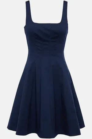 Staud Wells cotton poplin minidress