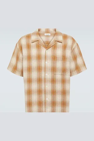 Frame Plaid cotton shirt