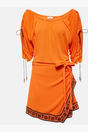 Paco rabanne Ruched off-shoulder minidress