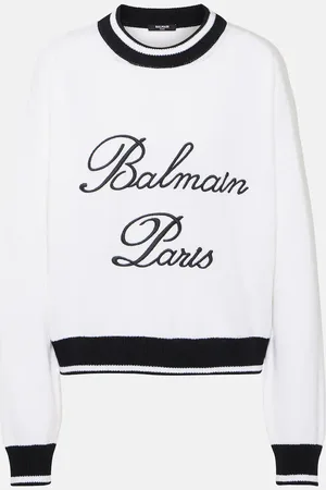 Balmain Signature embroidered sweater