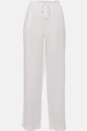 Heidi Klein Bay linen wide-leg pants