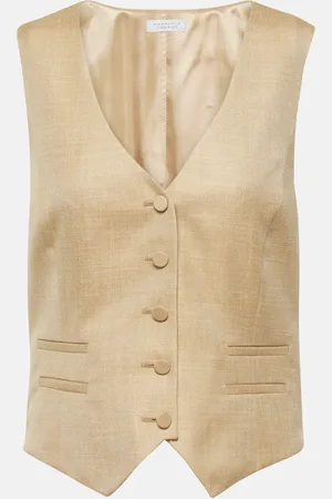 GABRIELA HEARST Wool, silk and linen vest