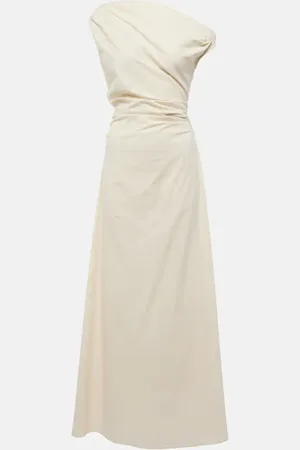 Staud Maxi Phare cotton poplin maxi dress